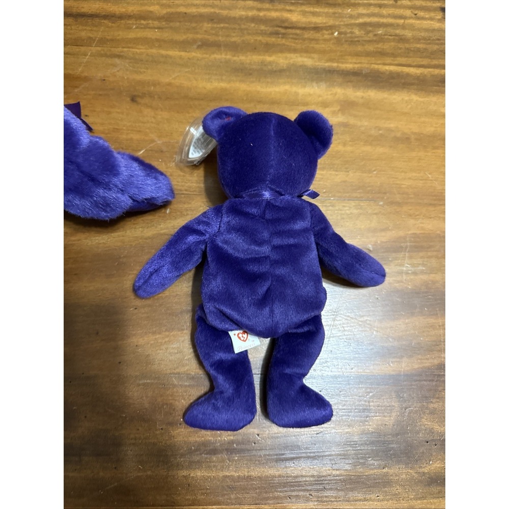 Lot 21 98 TY Princess Diana Beanie Buddy Large & Small - Picture 9 of 11